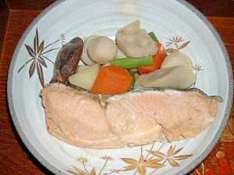鮭と和風野菜の煮物